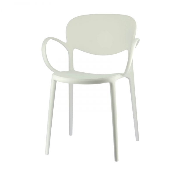 Fauteuil italien empilable en polypropylène recyclé - Abby Connubia® - 12