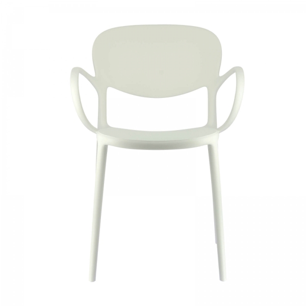 Fauteuil italien empilable en polypropylène recyclé - Abby Connubia® - 13