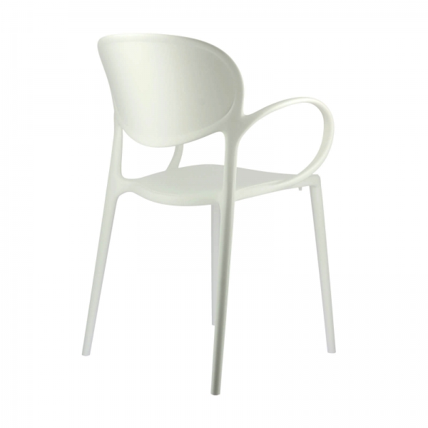 Fauteuil italien empilable en polypropylène recyclé - Abby Connubia® - 15