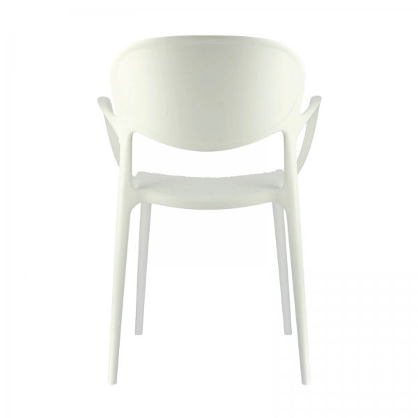 Fauteuil italien empilable en polypropylène recyclé - Abby Connubia® - 16