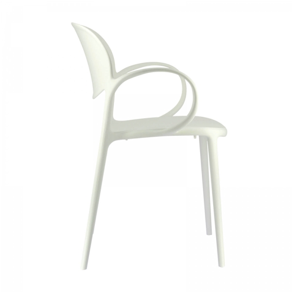 Fauteuil italien empilable en polypropylène recyclé - Abby Connubia® - 18