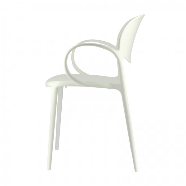 Fauteuil italien empilable en polypropylène recyclé - Abby Connubia® - 19