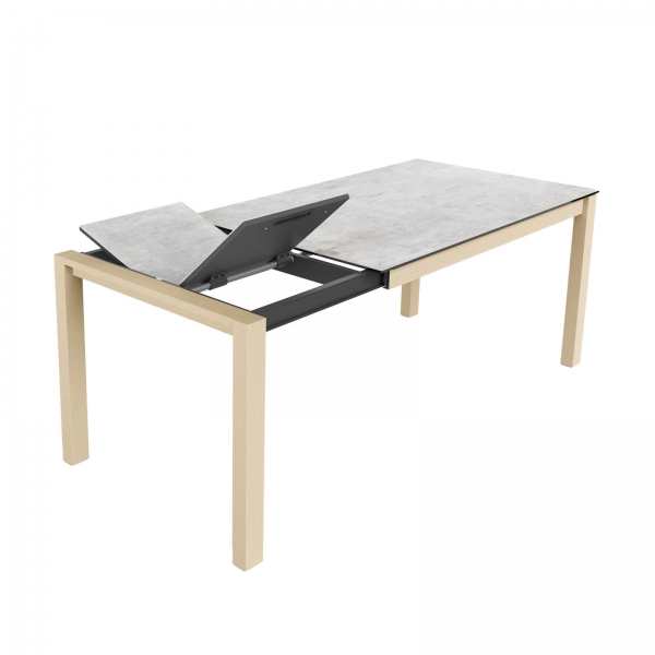 Table moderne en céramique extensible - Quadra - 2