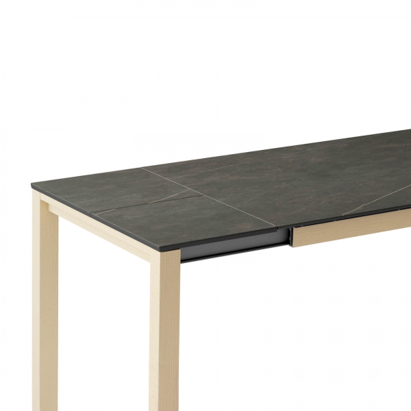 Table moderne en céramique extensible - Quadra - 9