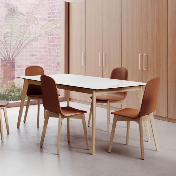 Table nordique extensible en céramique - Atlas - 3