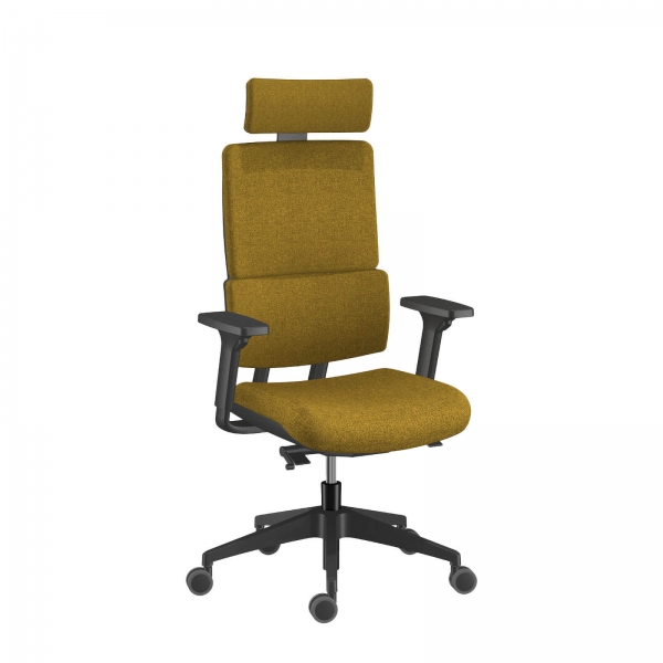 Fauteuil de bureau en tissu avec roulettes - Wi-max - 1