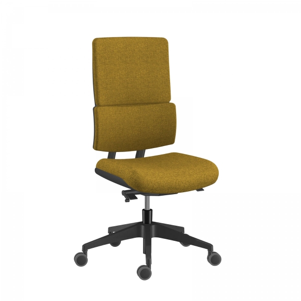 Chaise de bureau en tissu avec roulettes - Wi-max - 3