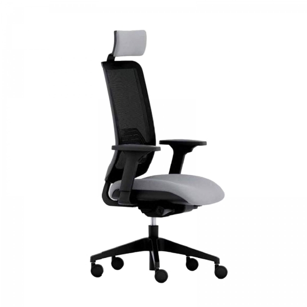 Fauteuil avec dossier en résille et accoudoirs - Wi-Max WR67 3 - 3