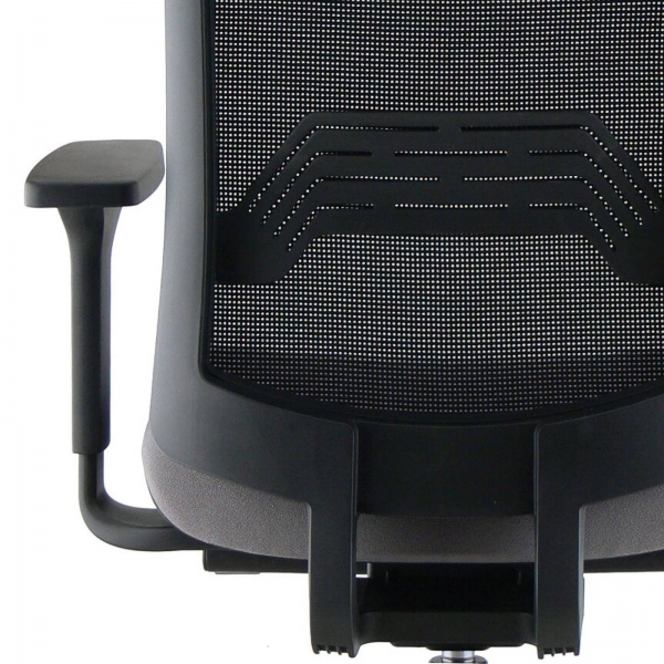 Fauteuil avec dossier en résille et accoudoirs - Wi-Max WR67 3 - 4