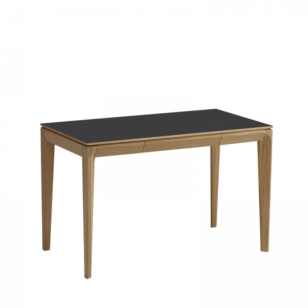 Bureau en bois et céramique avec tiroir - 1