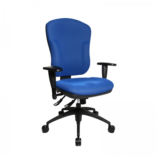 Fauteuil de bureau en tissu avec accoudoirs réglables - Wellpoint - 10