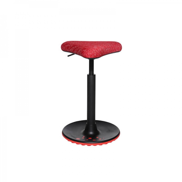 Tabouret réglable en hauteur rouge - 10