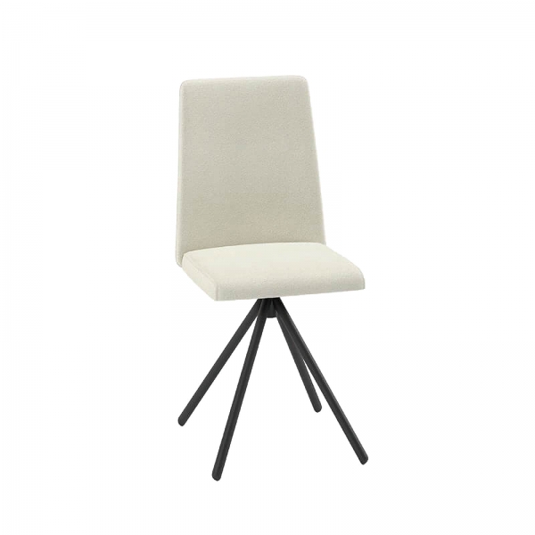Chaise moderne pivotante en tissu - Pinot - 3