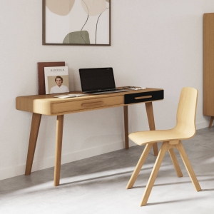 Bureau en bois avec rangements origine France