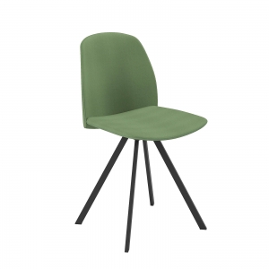 Chaise moderne pivotante en tissu - Figaro