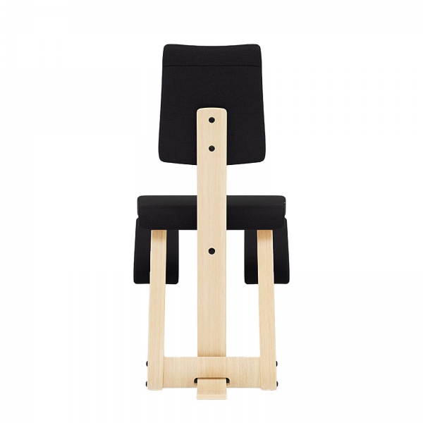 Chaise de bureau à bascule ergonomique en tissu noir – Variable plus - 10