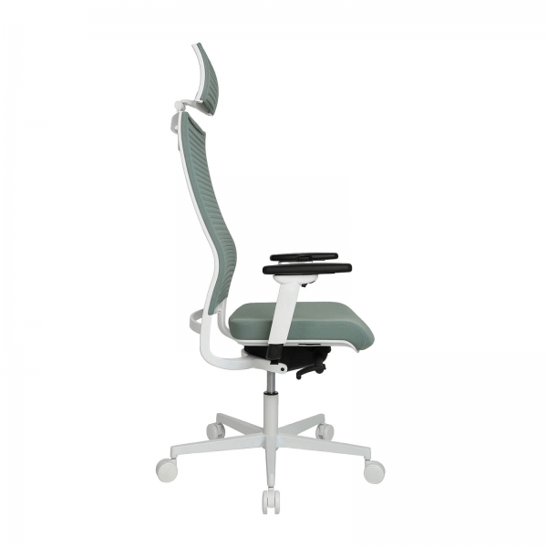 Fauteuil de bureau design réglable avec appui tête - Sitness Life 80 - 5