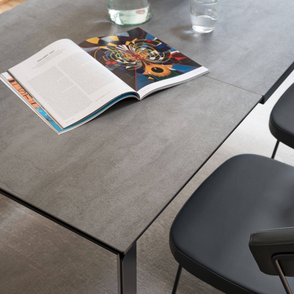Table extensible en céramique et métal - Baron Connubia® - 5