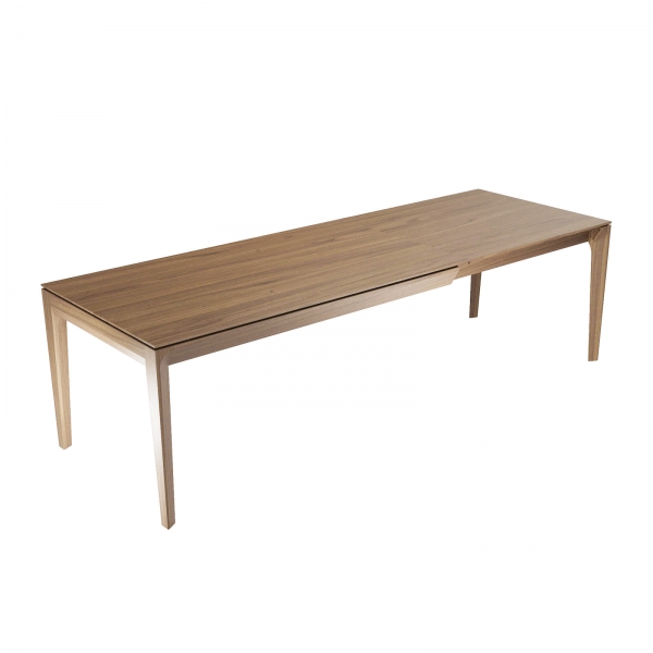 Table de salle à manger française extensible en chêne massif - Buzz - 2