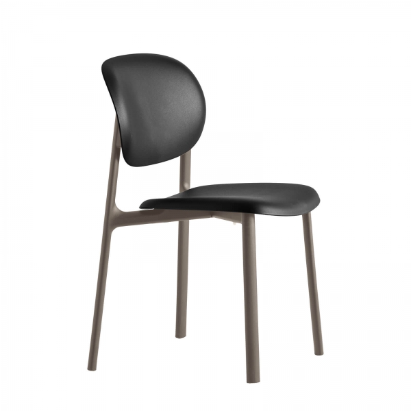 Chaise moderne empilable en polypropylène recyclé - Zero Connubia® - 3