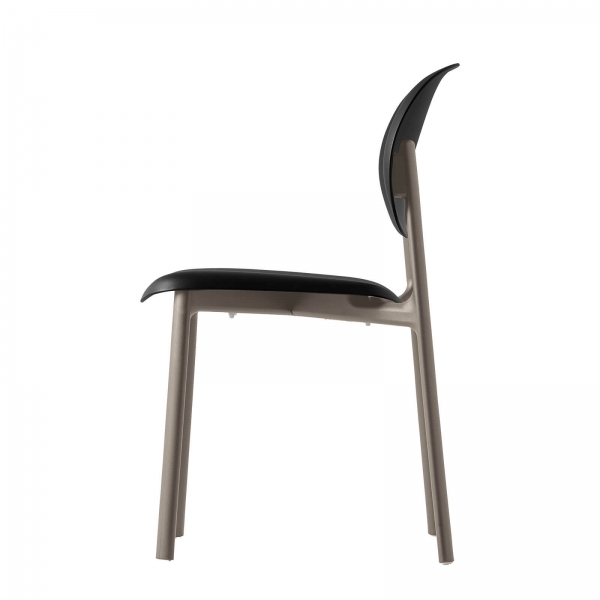 Chaise moderne empilable en polypropylène recyclé - Zero Connubia® - 6