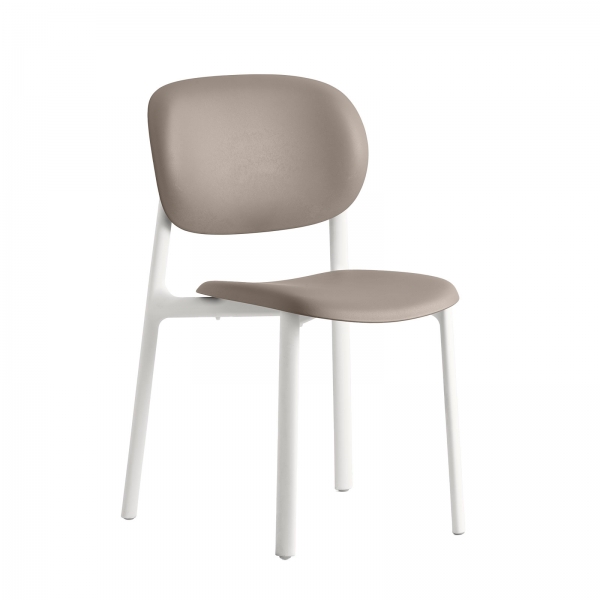 Chaise moderne empilable en polypropylène recyclé - Zero Connubia® - 8