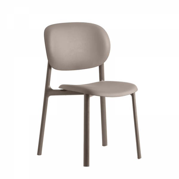 Chaise moderne empilable en polypropylène recyclé - Zero Connubia® - 9