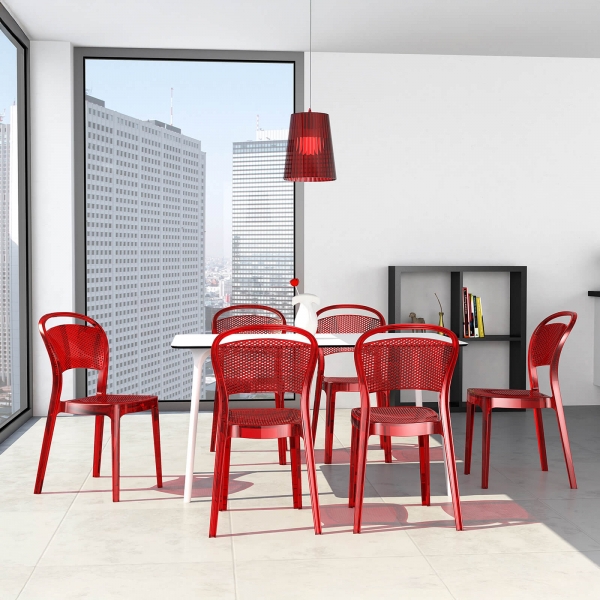 Chaise design en plexi Bee - 3