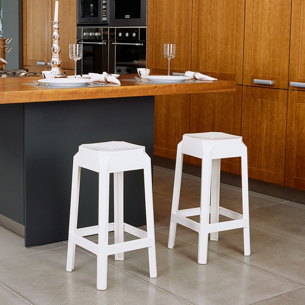 Tabouret design snack en plexi - Fox 65 - 3
