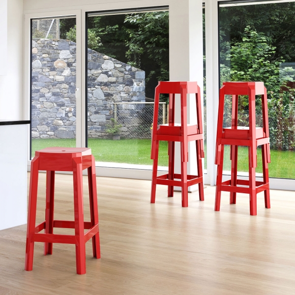 Tabouret design snack en plexi - Fox 65 - 4