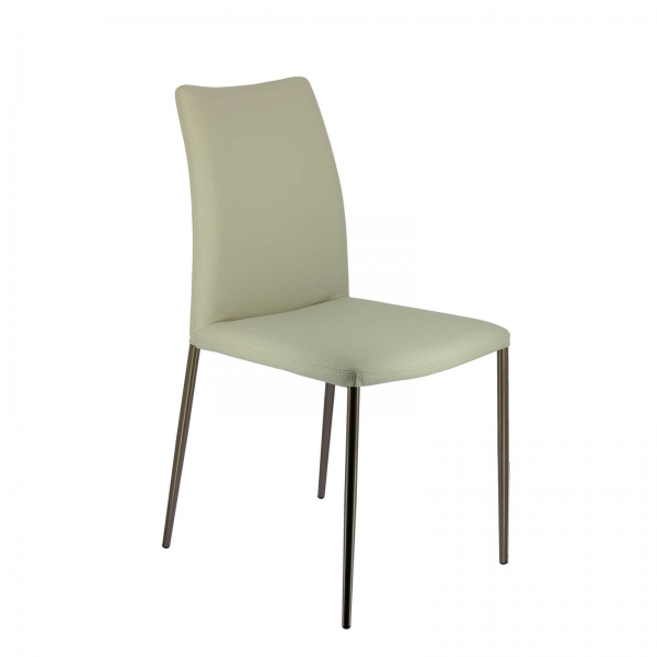 Chaise contemporaine en tissu avec dossier ergonomique - Atlas Connubia© - 7