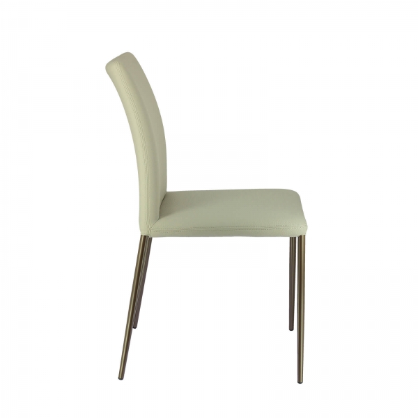 Chaise en tissu avec dossier flexible ergonomique - Atlas Connubia© - 8