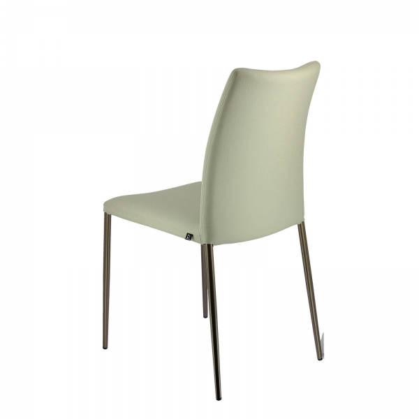 Chaise contemporaine en tissu avec dossier ergonomique - Atlas Connubia© - 11