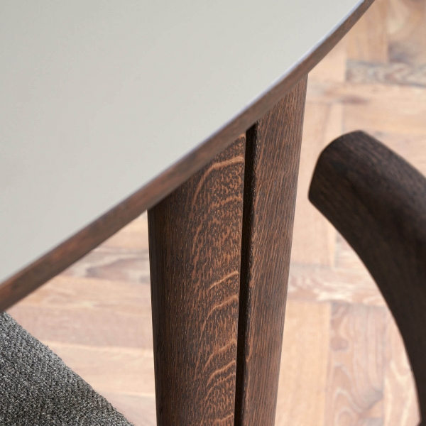 Table elliptique en fénix et bois - SM78 - 4