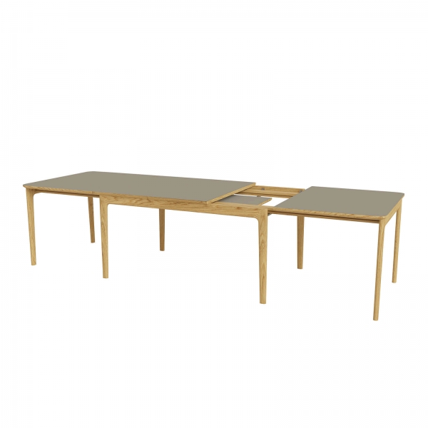 Table en Fenix rectangulaire avec allonges et pieds en bois - SM26-27 - 3