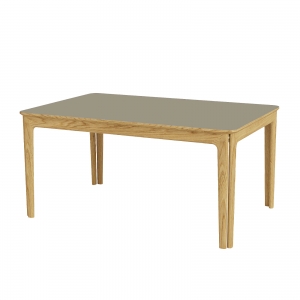 Table en Fenix rectangulaire extensible avec pieds en bois - SM26-27