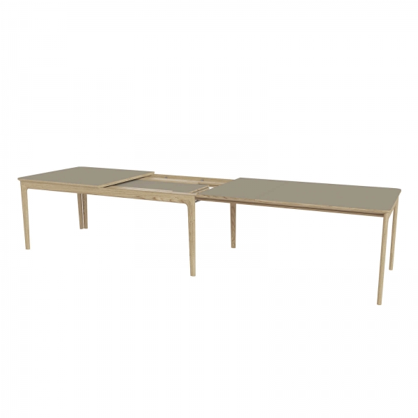 Table rectangulaire en Fenix avec allonges et pieds en bois - SM26-27 - 4