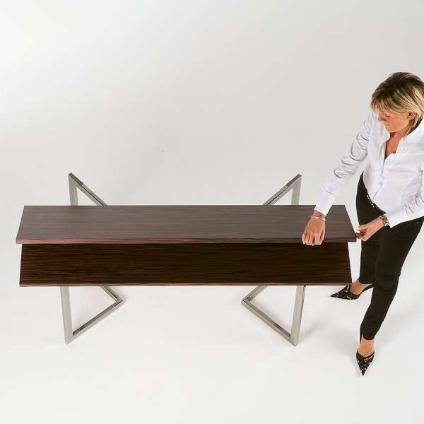 Table console modulable en bois - Giravolta 130 - 3