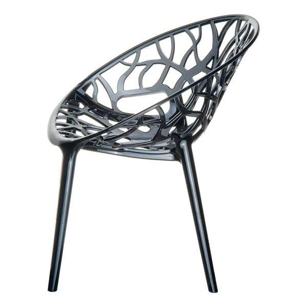 Chaise design en polycarbonate - Crystal 6 - 12