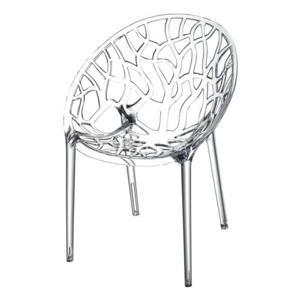 Chaise design en polycarbonate - Crystal 10 - 16
