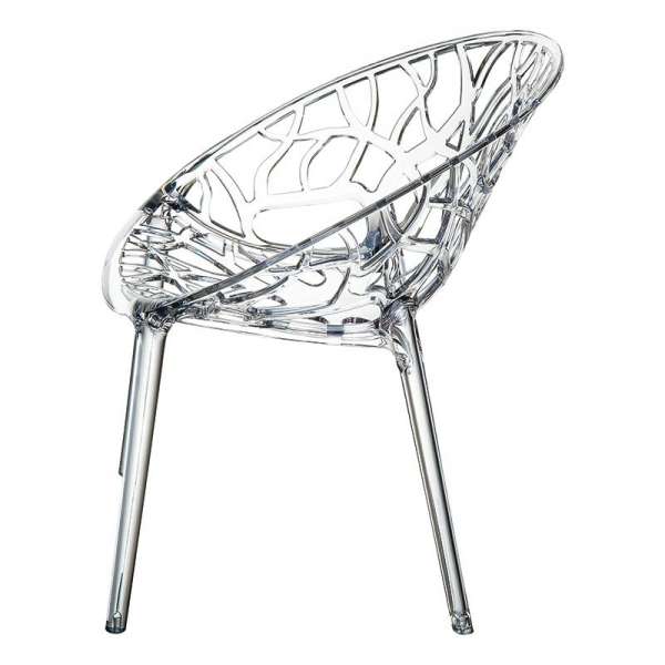 Chaise design en polycarbonate - Crystal 11 - 17
