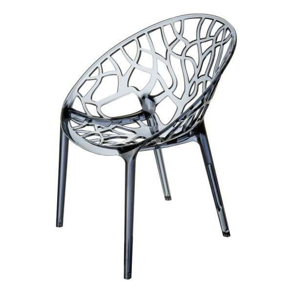 Chaise design en polycarbonate - Crystal 13 - 19